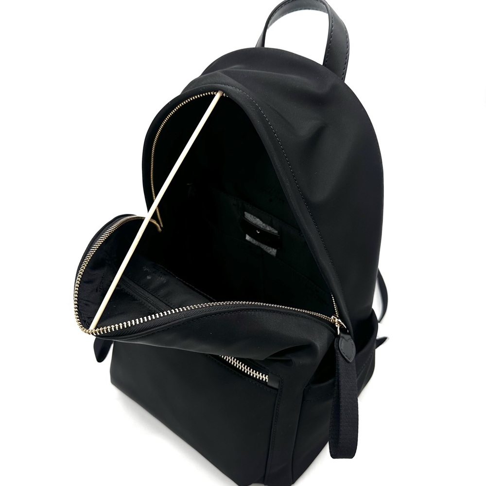 Kate Spade Chelsea Nylon Medium Backpack Black/Gold (NWT) - Picture 12 of 14